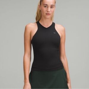lululemon athletica Black Racerback Tank Top